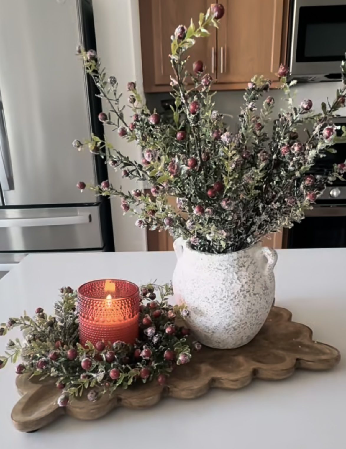 30 Winter Tray Decor Ideas to Cozy Up Your Space 78 30 Winter Tray Decor Ideas to Cozy Up Your Space winter tray IMG 0684 Winter Tray Decor