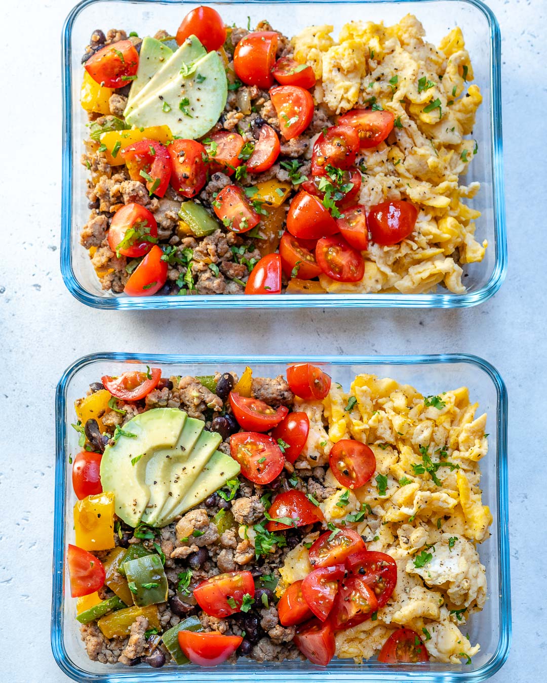 Breakfast Scramble Meal Prep Bowls Breakfast Meal Prep