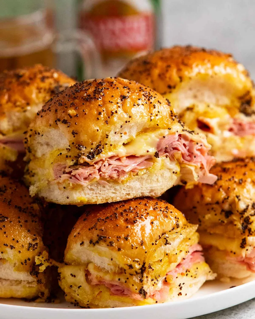 Hot Ham and Cheese Sliders 2 Potluck Recipes