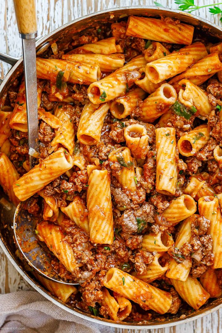 How to make beef pasta 720x1080 1 Ground Beef Recipes