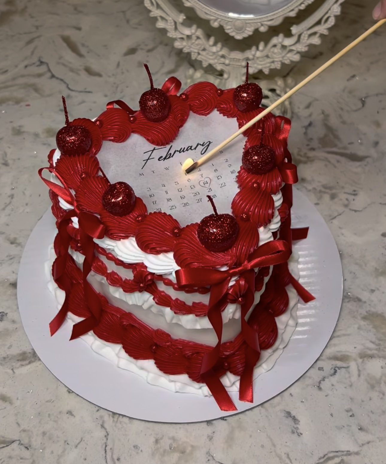 IMG 3672 Valentine's Day Cake