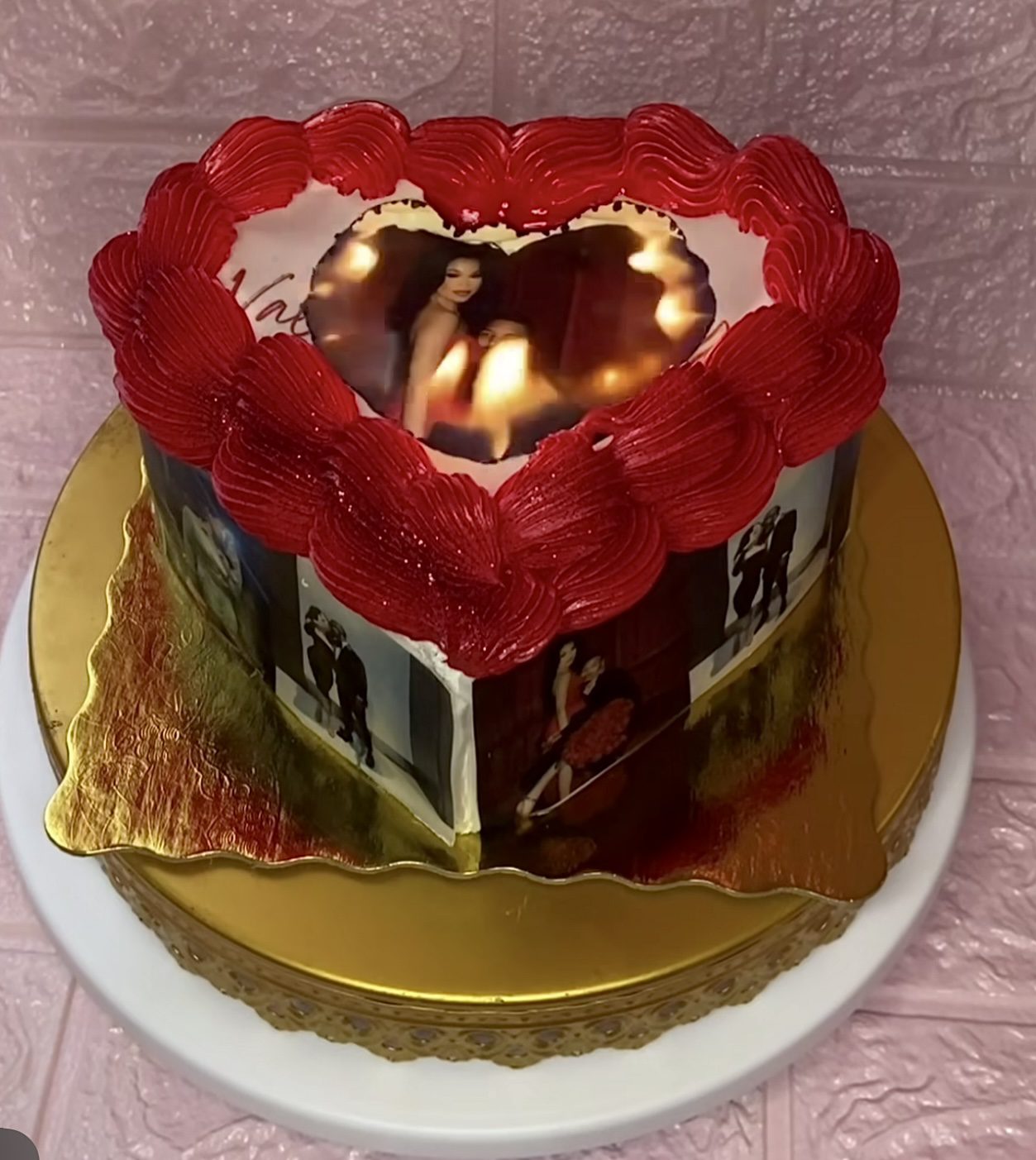 IMG 3679 Valentine's Day Cake