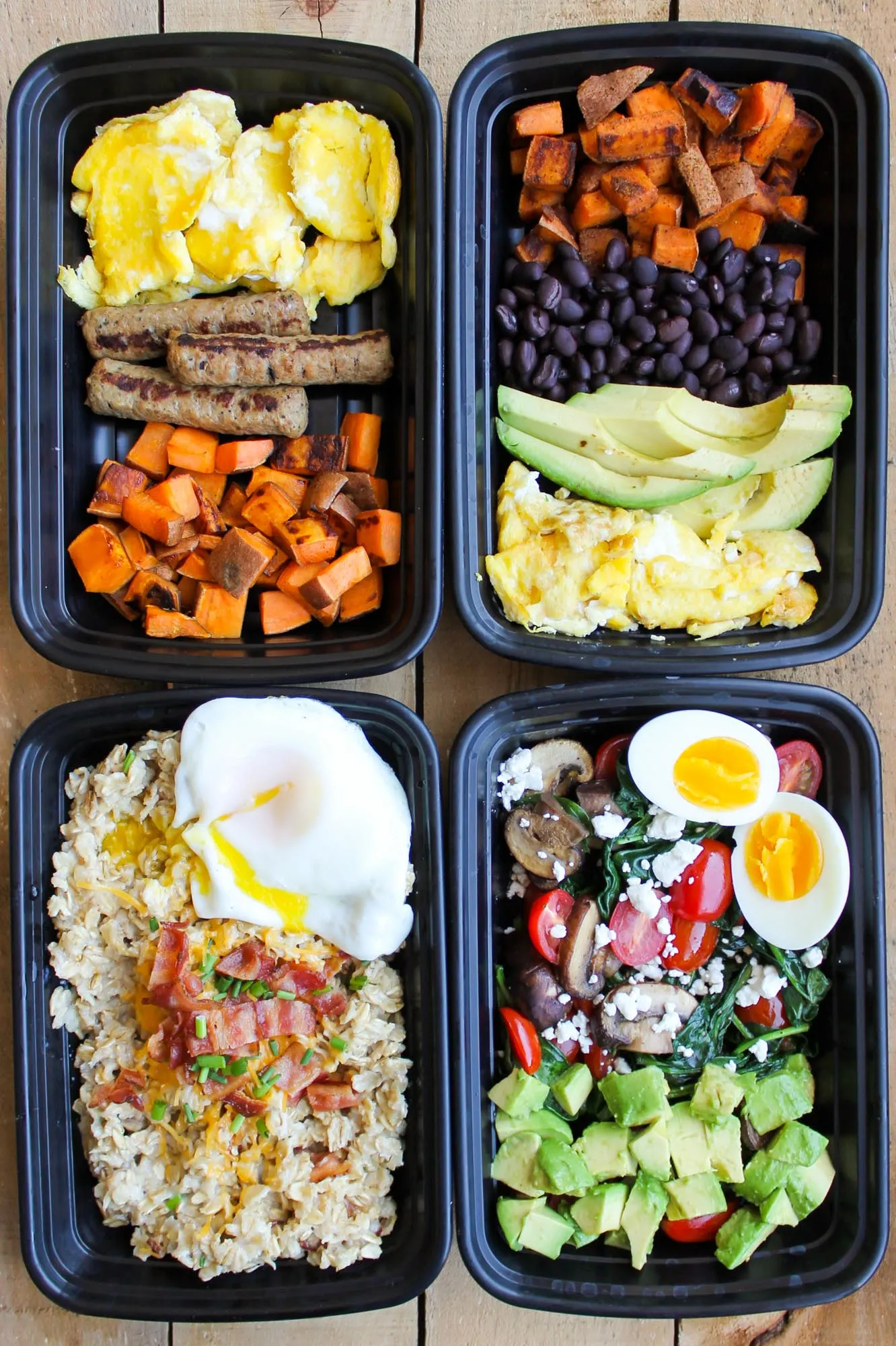 Meal Prep Breakfast Bowls 4 Ways 3.jpg Breakfast Meal Prep