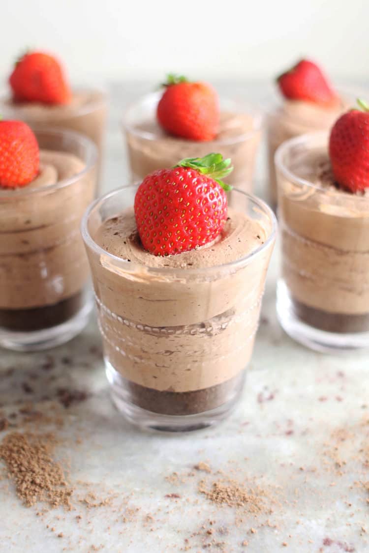 No Bake Chocolate Cheesecake Cups 3 1365x2048 1 No-Bake Dessert Ideas