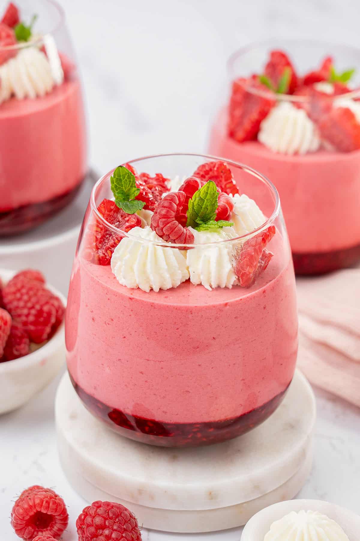 Raspberry mousse 00981 No-Bake Dessert Ideas