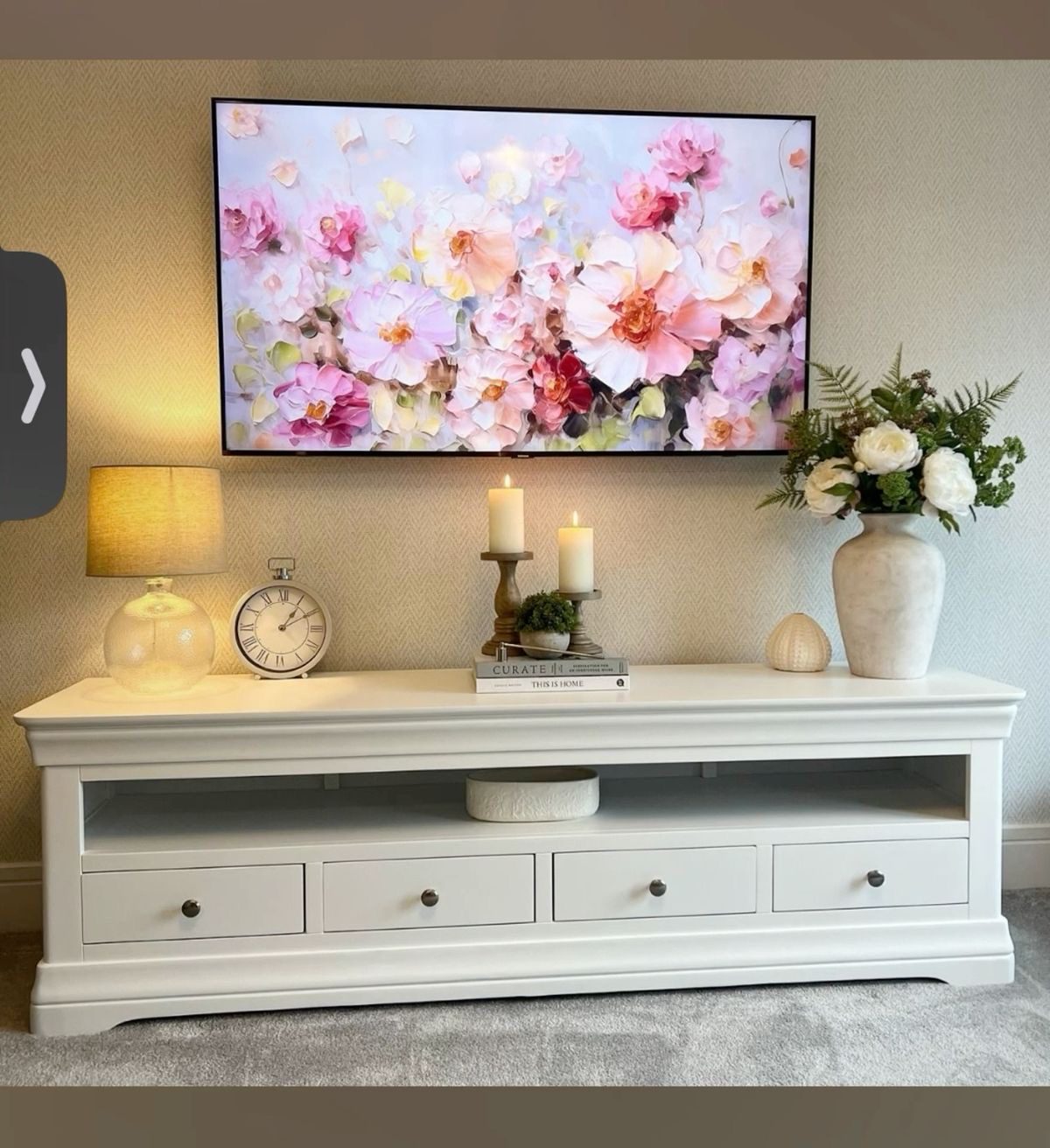 TV STAND DECORIMG 2308 TV Stand Decor Ideas