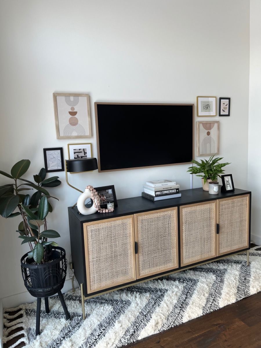 TV STAND DECORIMG 2314 TV Stand Decor Ideas