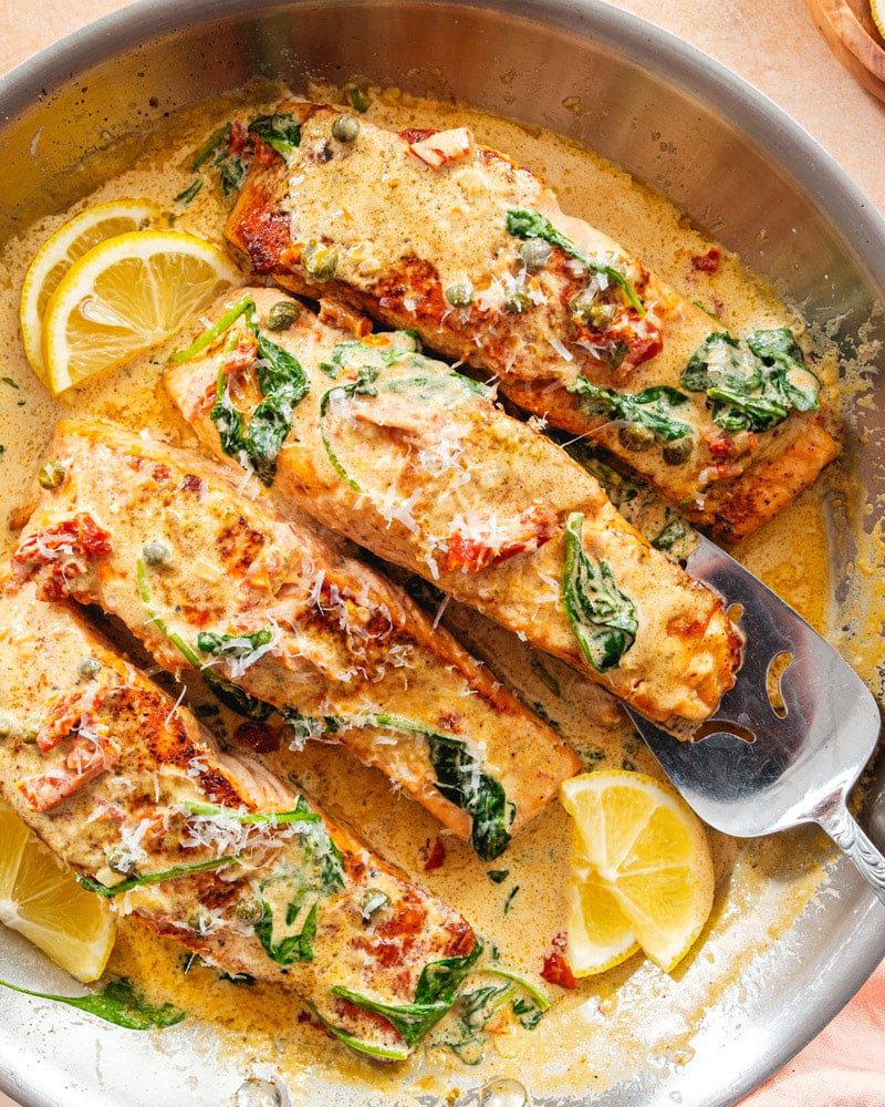 Tuscan Salmon 002 30-Minute Dinners