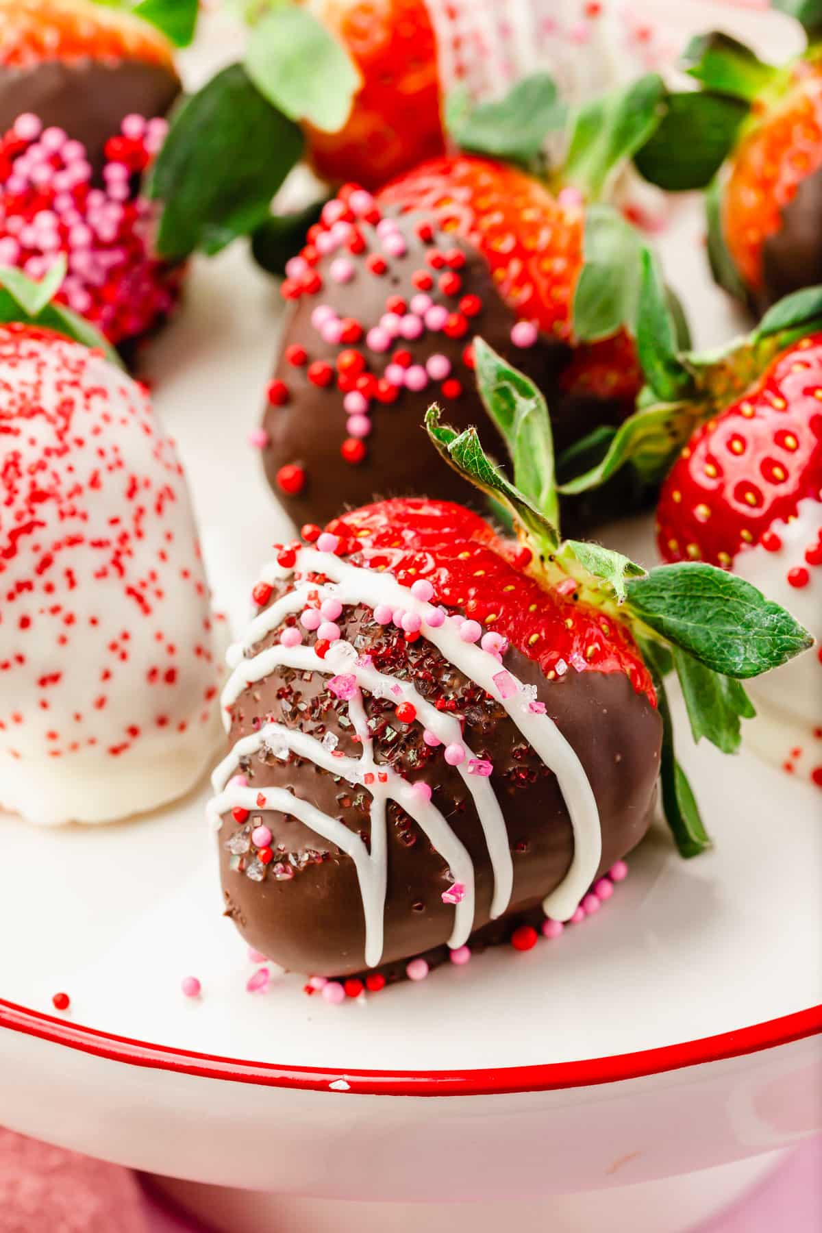 Valentines Day Chocolate Covered Strawberries 3 Galentine's Party Food Ideas