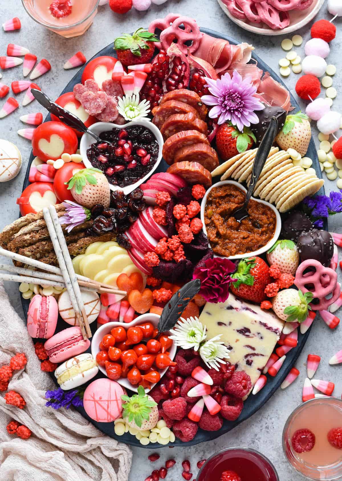 Valentines Day Snacks Galentine's Party Food Ideas