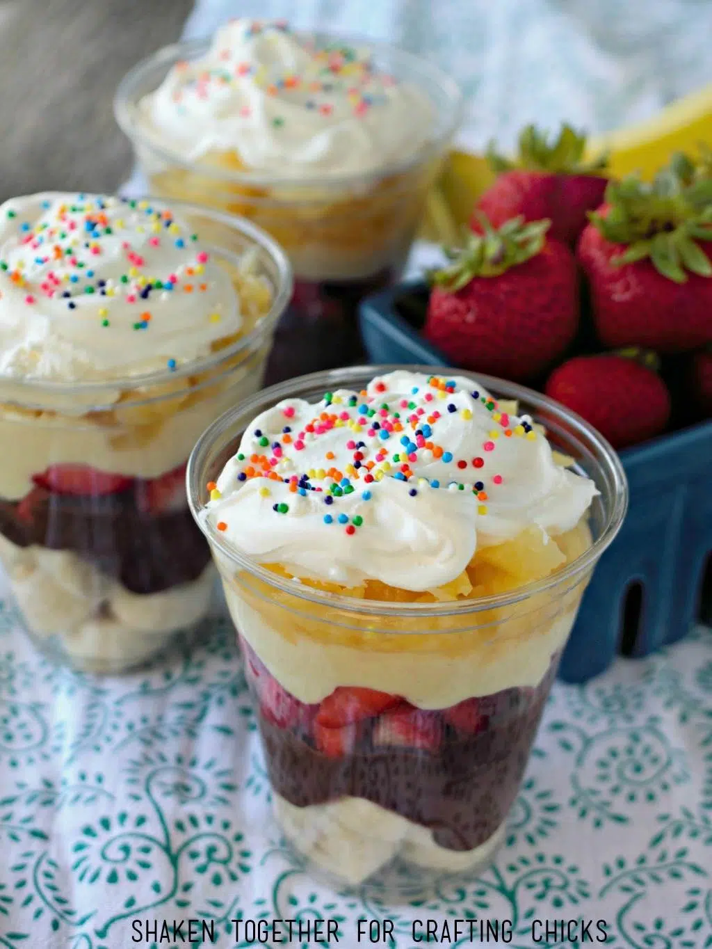banana split pudding cups easy no bake dessert for kids.jpg No-Bake Dessert Ideas