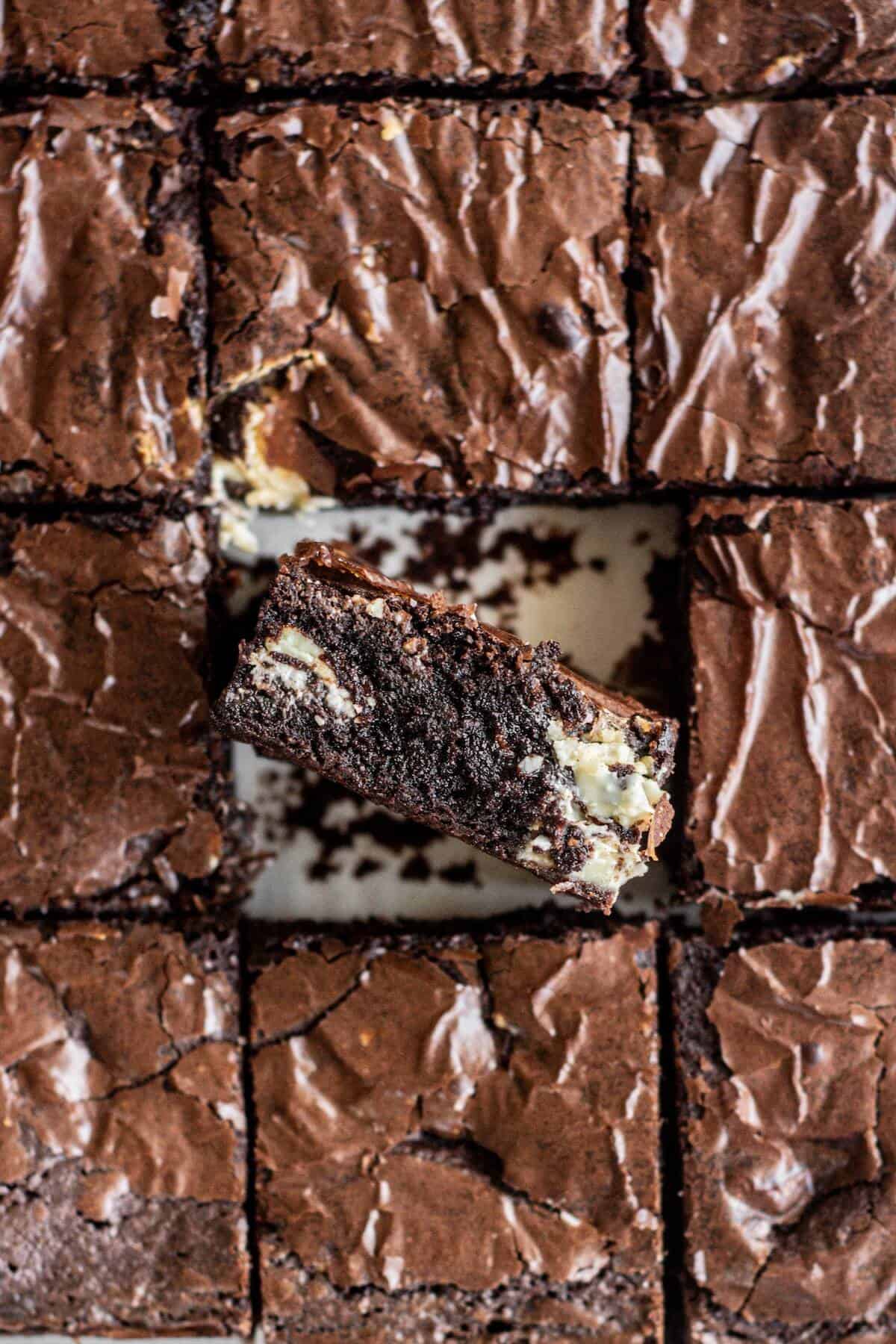 fudgy triple chocolate brownies Potluck Recipes