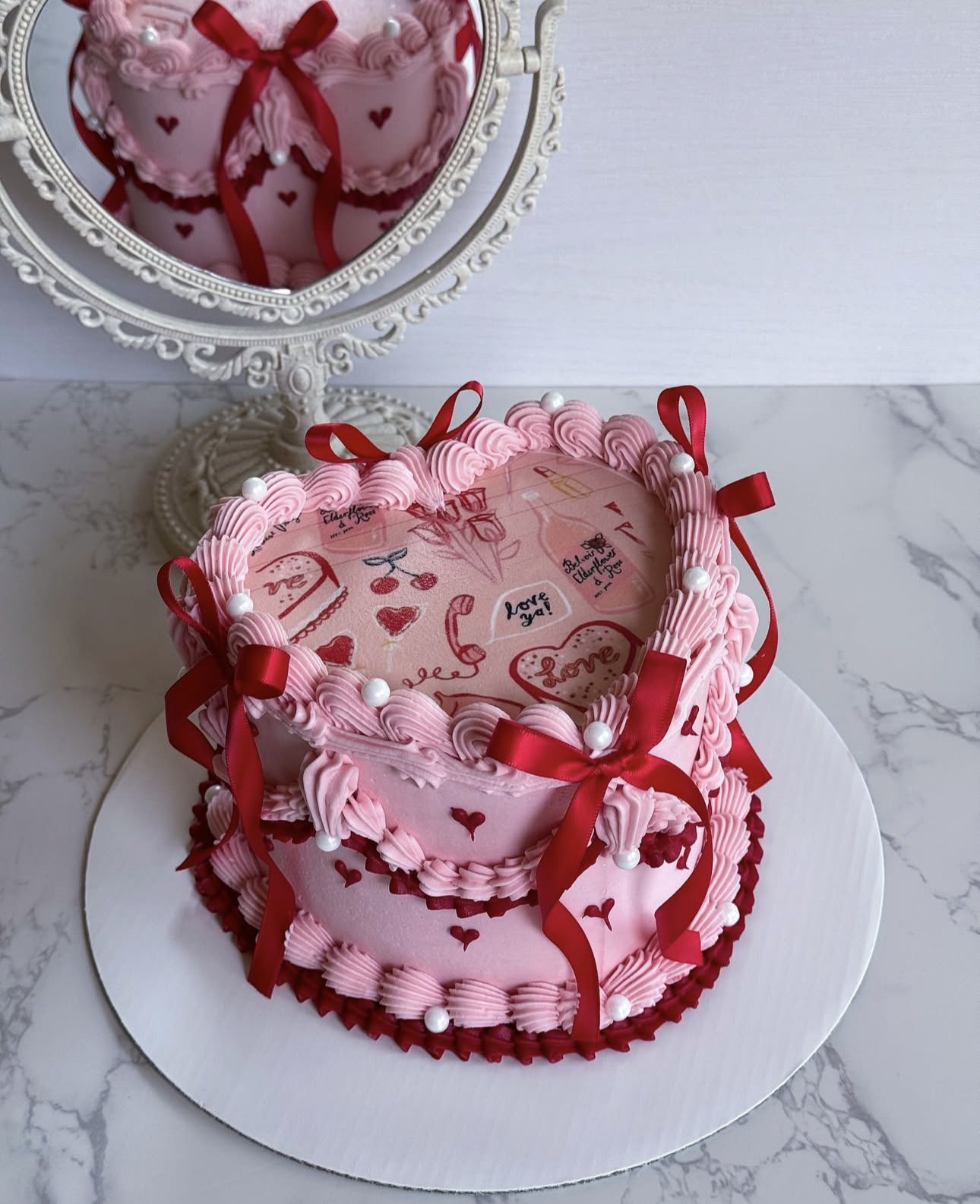 galentne cake ideasIMG 4326 Galentine's Party Cake