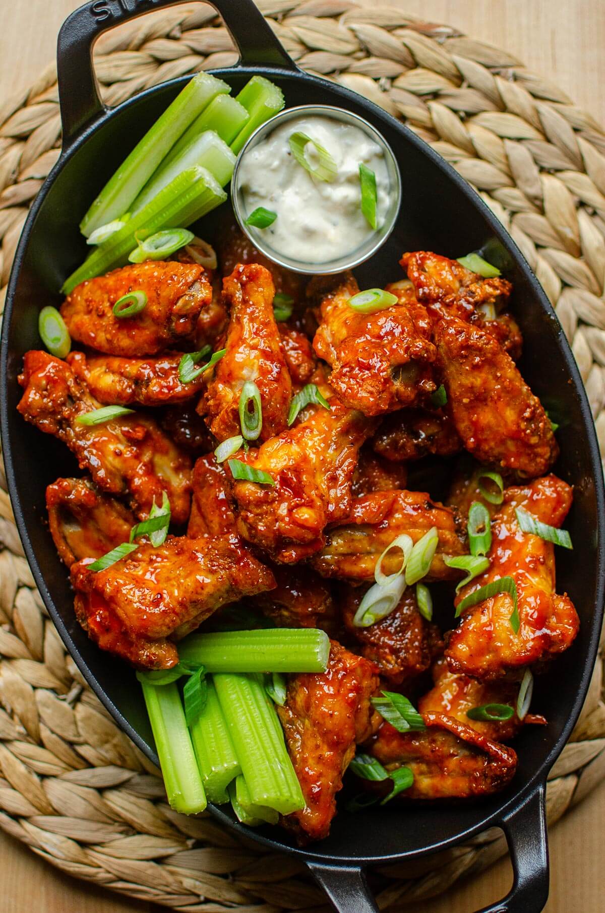 honey buffalo chicken wings Potluck Recipes