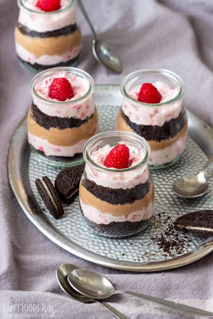 raspberry oreo no bake dessert picture No-Bake Dessert Ideas