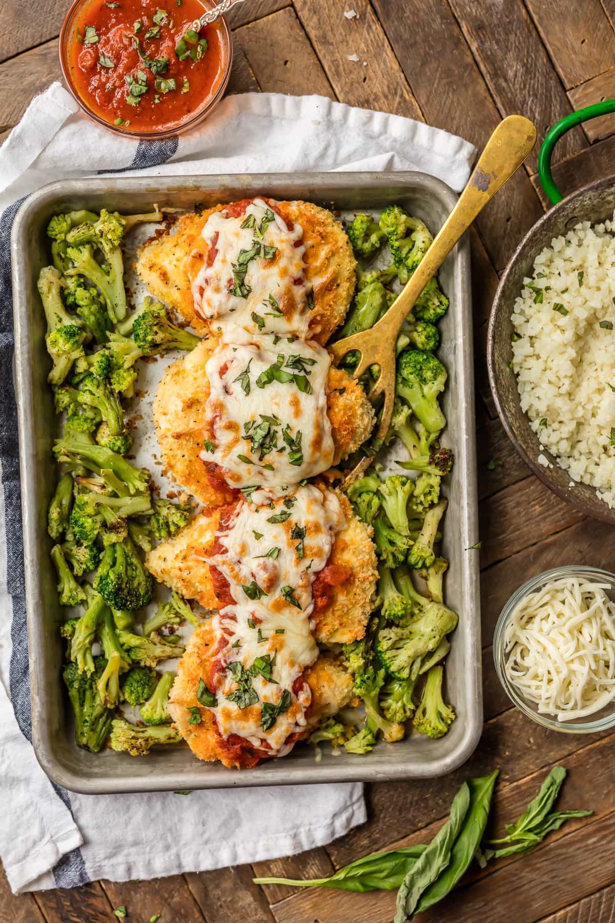 sheet pan chicken parmesan 8 of 13