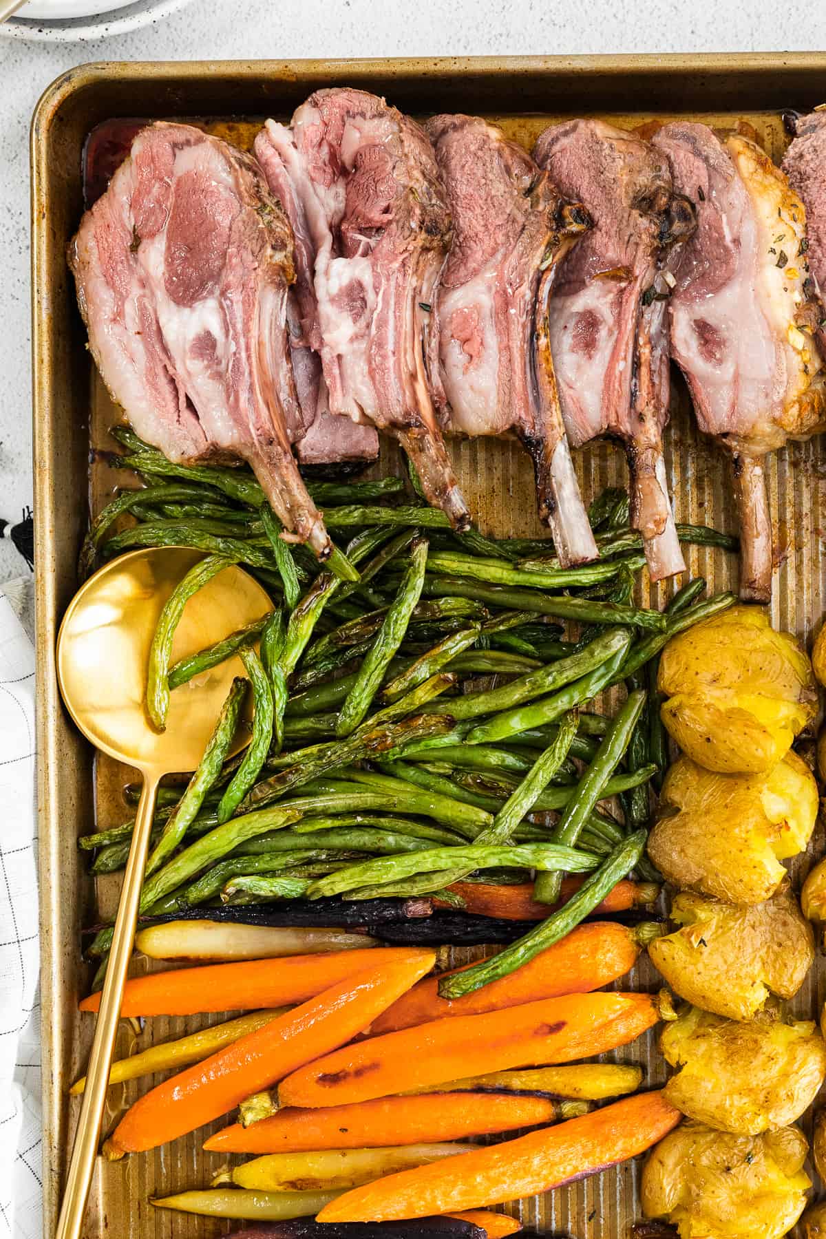 sheet pan easter dinner lamb 2