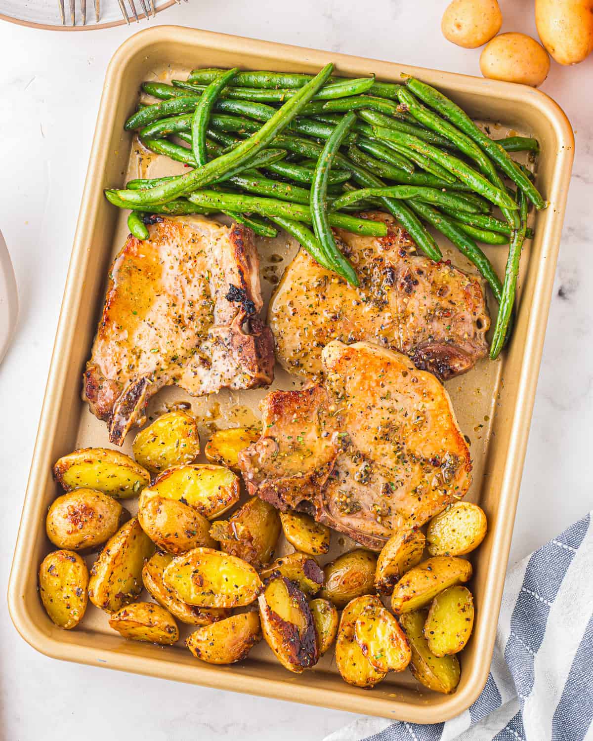 sheet pan pork chops recipe