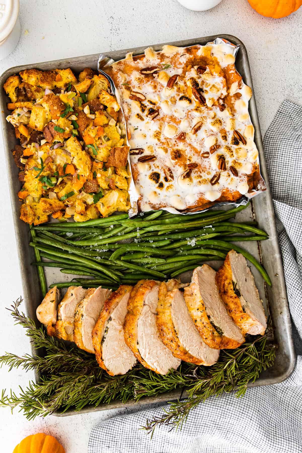 sheet pan thanksgiving dinner turkey breast 6