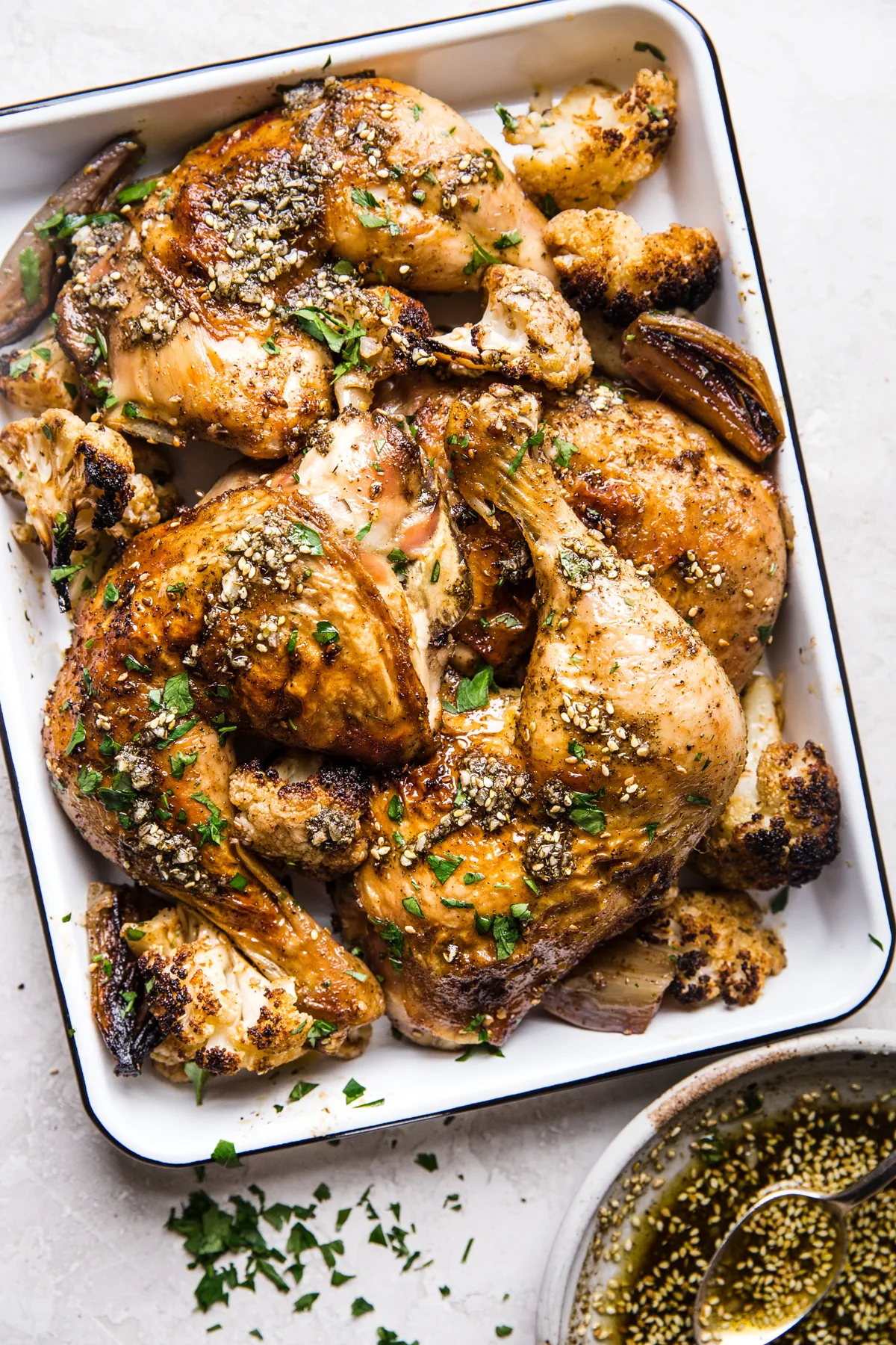 zaatar chicken sheetpan dinner 13
