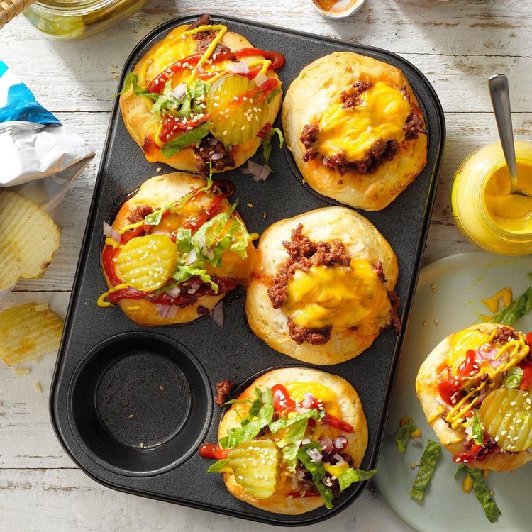 Cheeseburger Cups EXPS WFD24 45599 P2 MD 03 06 4b Kid-Friendly Meal Prep Recipes