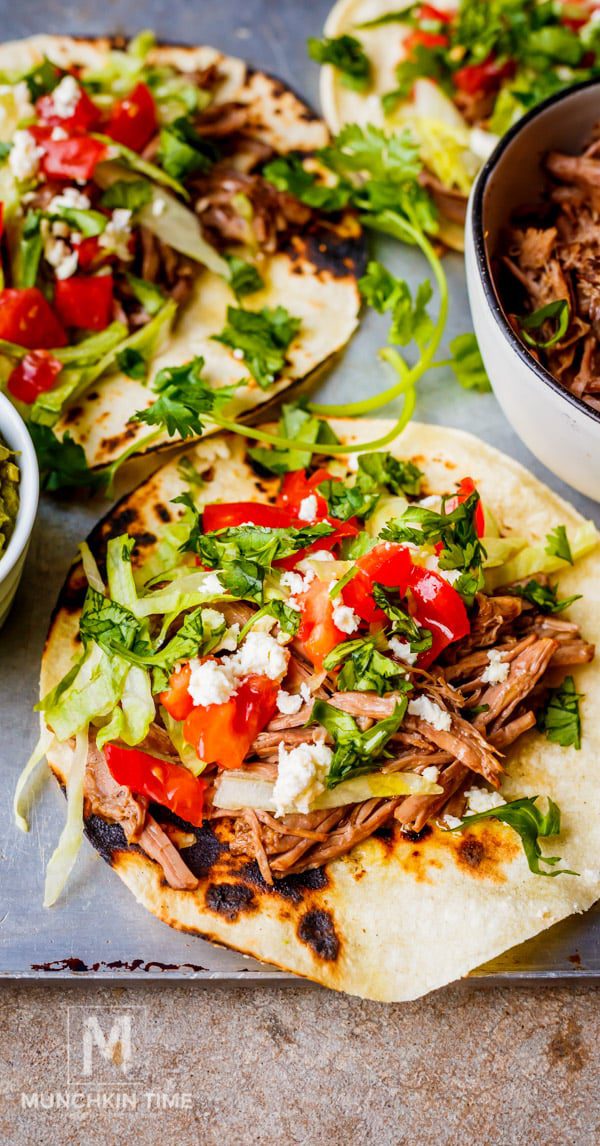 Easy Slow Cooker Pot Roast Tacos Recipe from munchkintime.com 3946 Crockpot Recipes