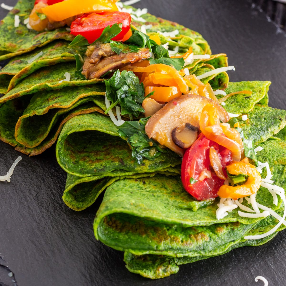 spinach crepes 10 St. Patrick's Day Recipes