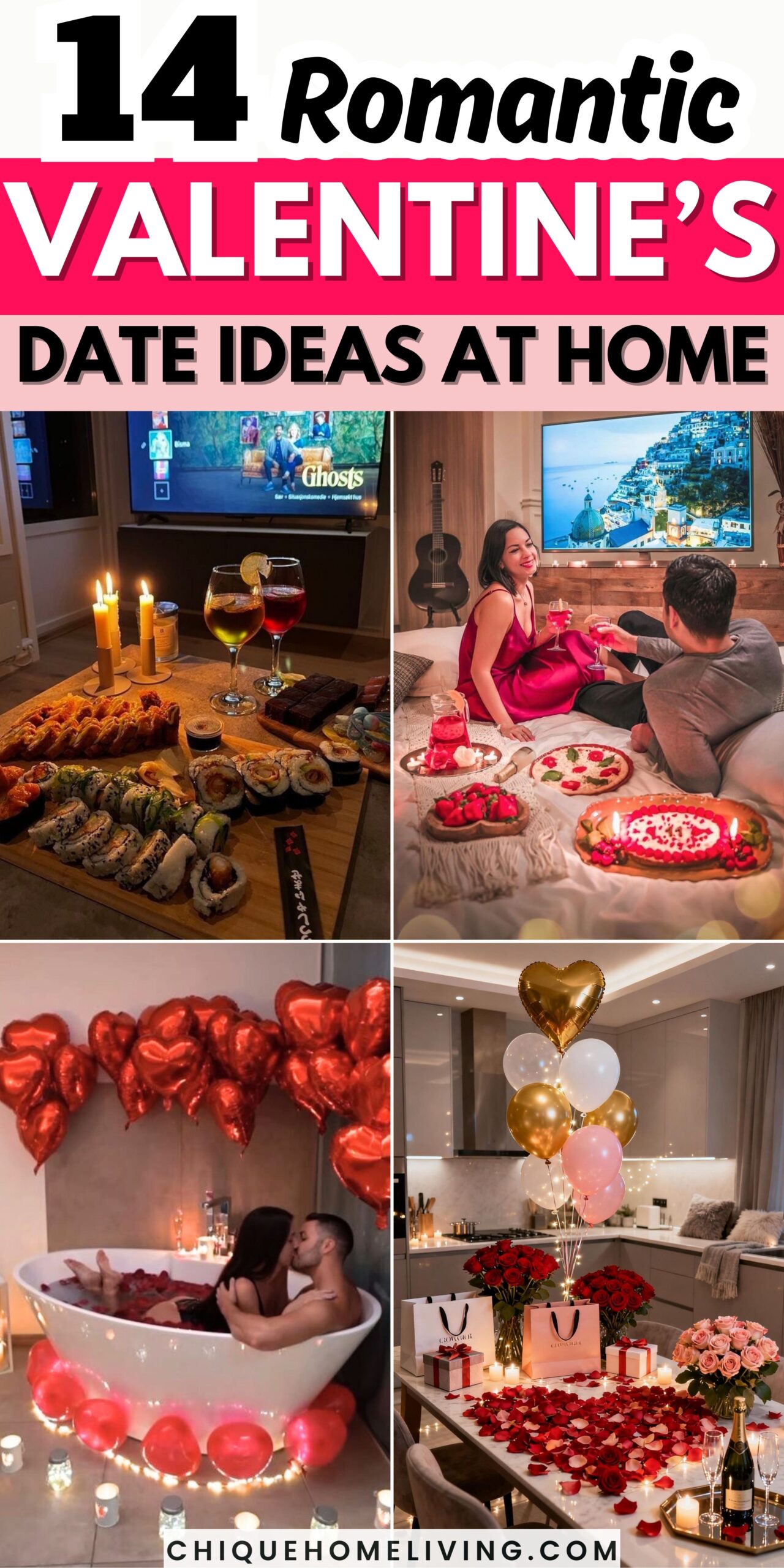 valentines day date at home scaled Valentine’s Day Date Ideas at Home