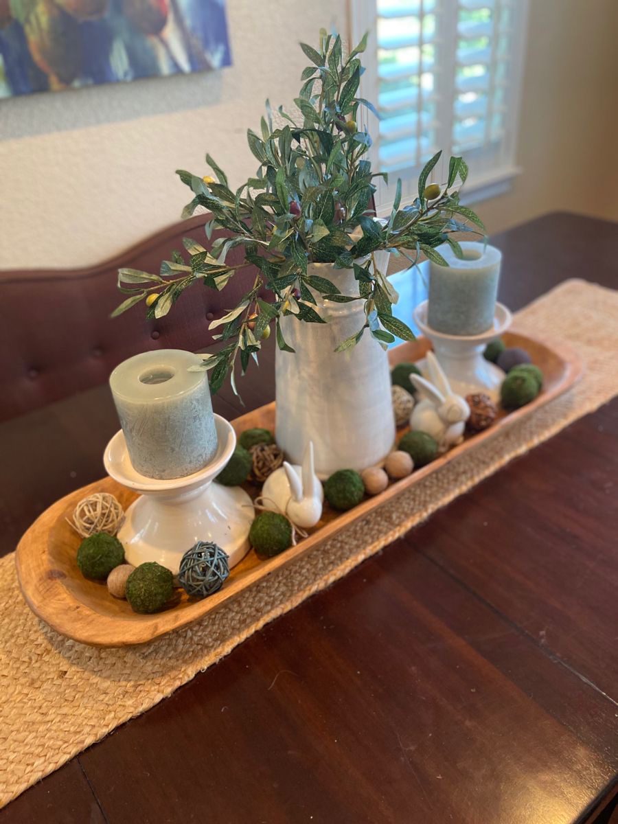 IMG 6446 Dough Bowl Centerpiece Ideas