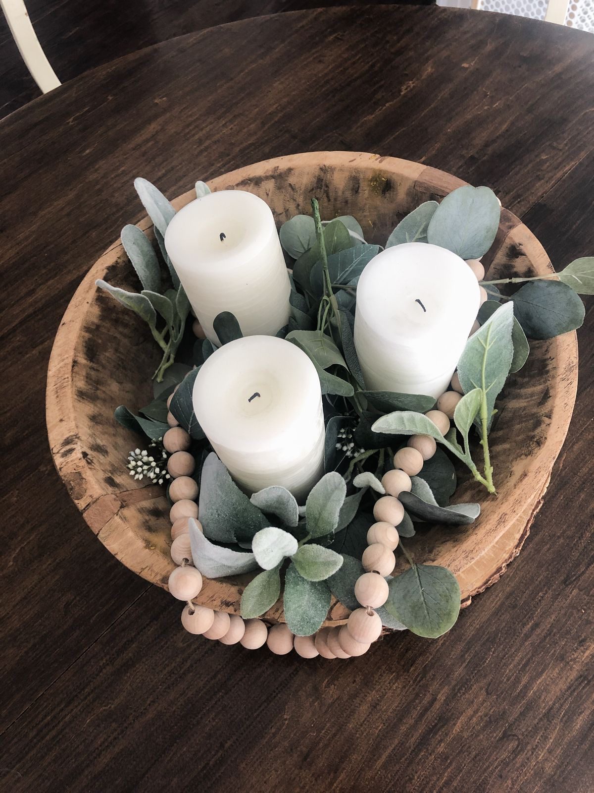 IMG 6455 Dough Bowl Centerpiece Ideas