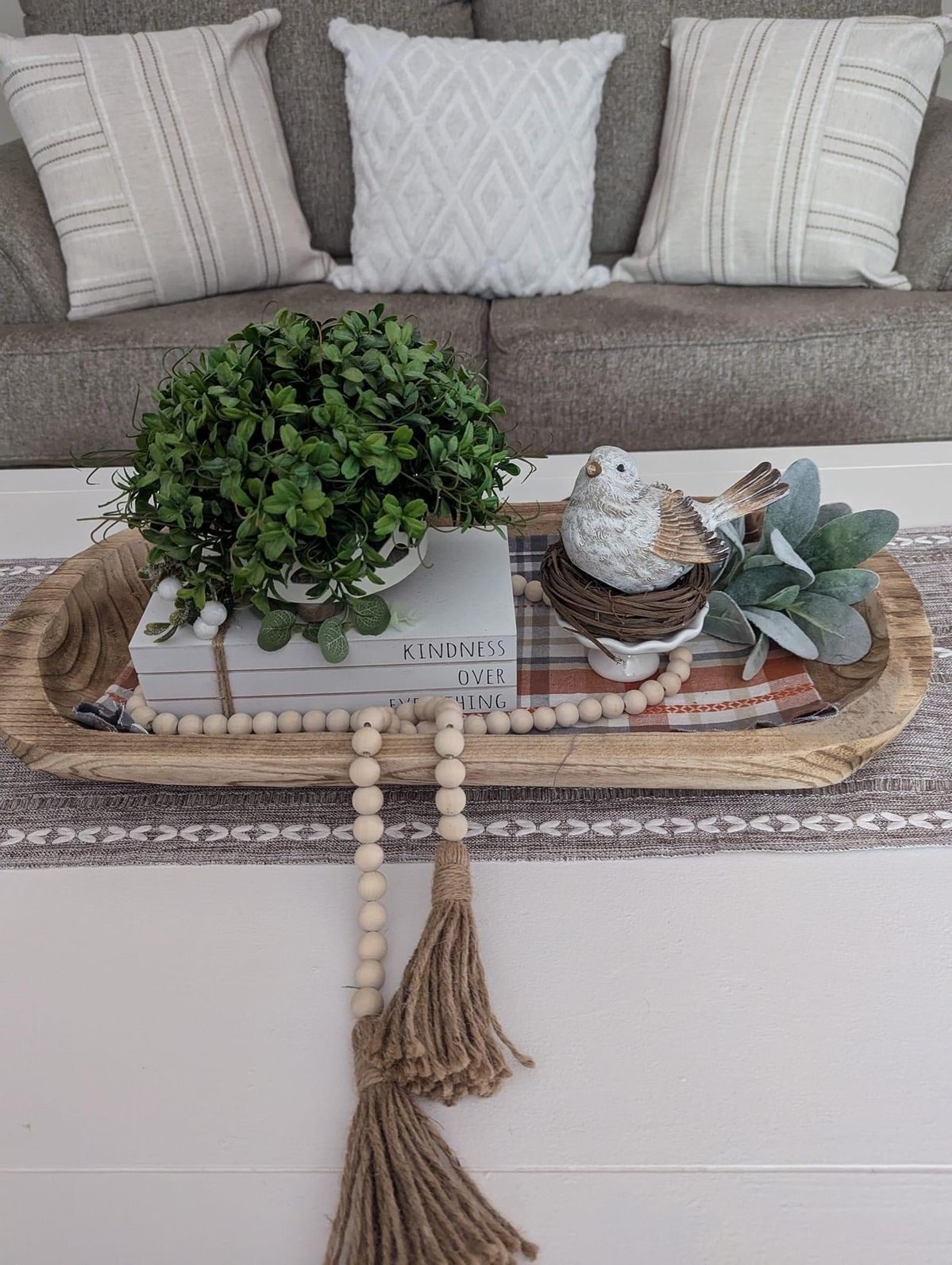 IMG 6457 Dough Bowl Centerpiece Ideas