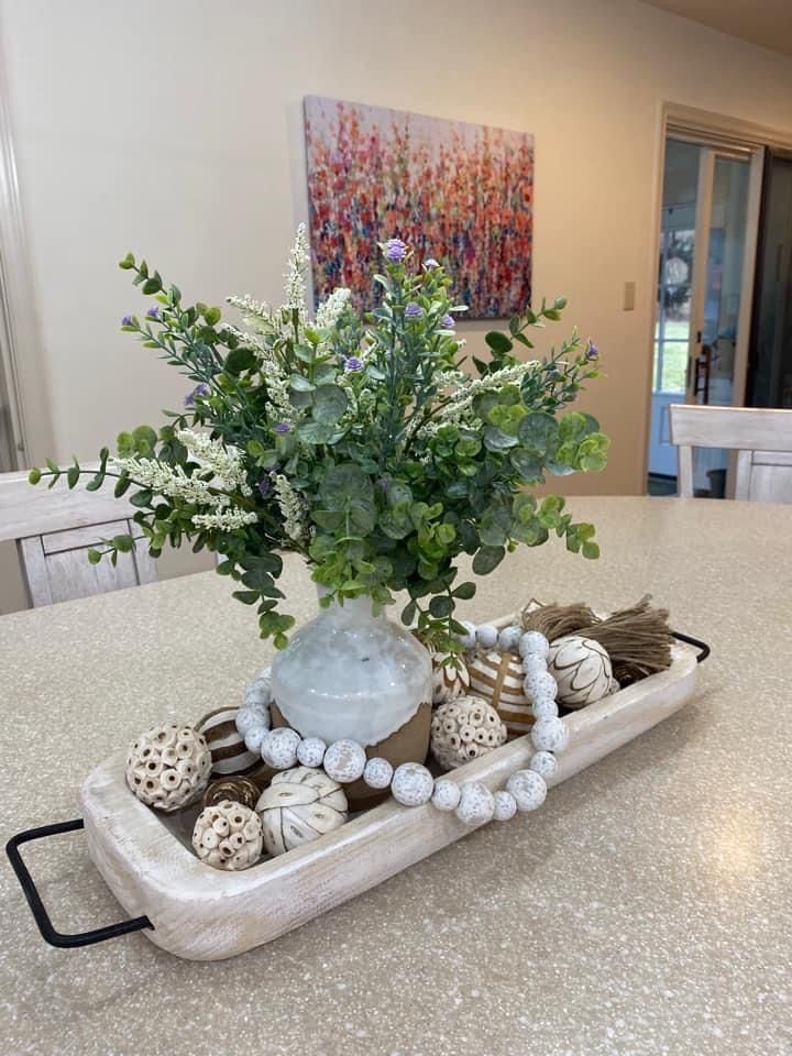 IMG 6458 Dough Bowl Centerpiece Ideas