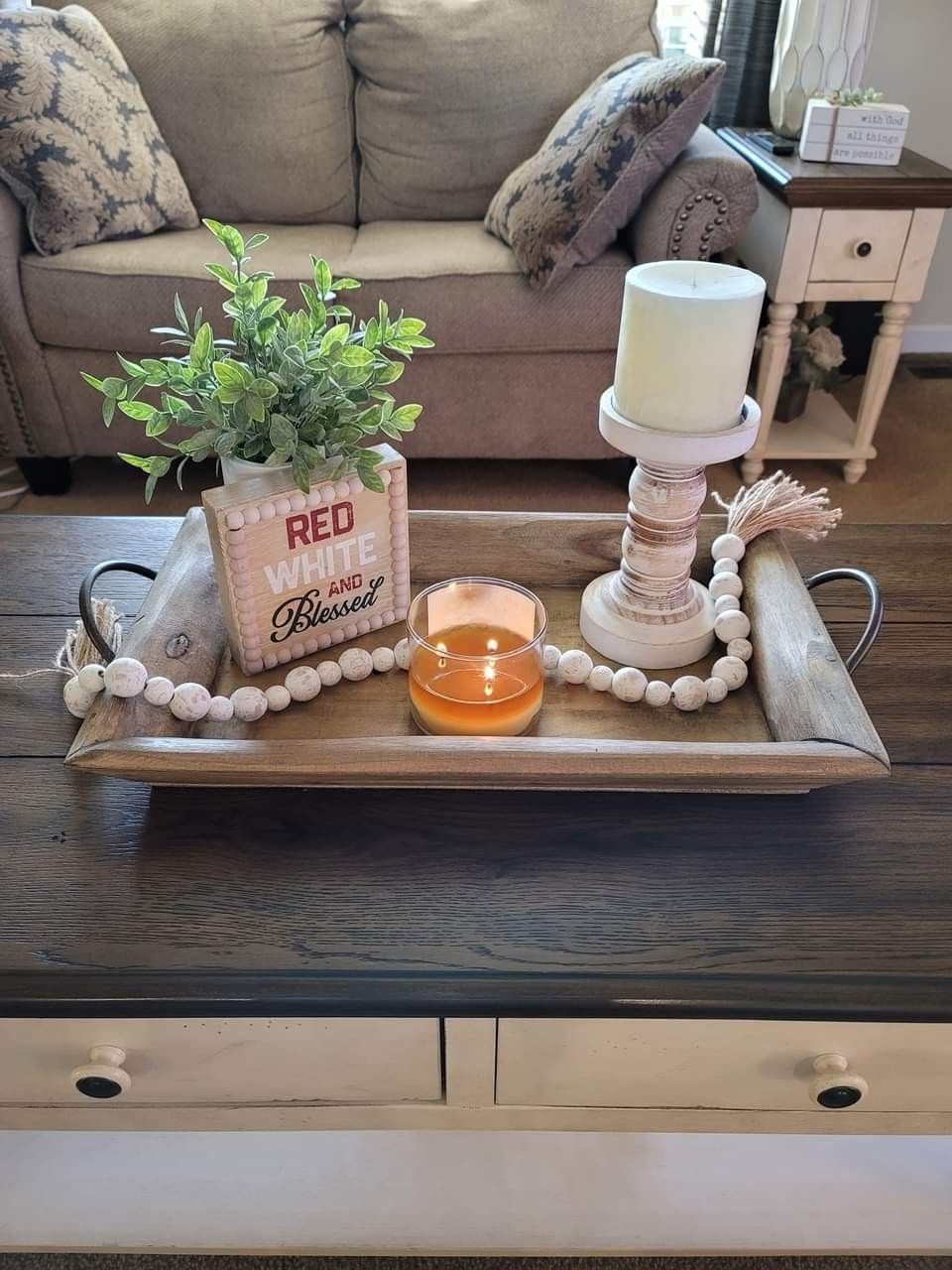 IMG 6459 Dough Bowl Centerpiece Ideas