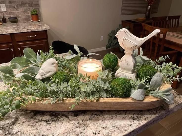 IMG 6460 Dough Bowl Centerpiece Ideas