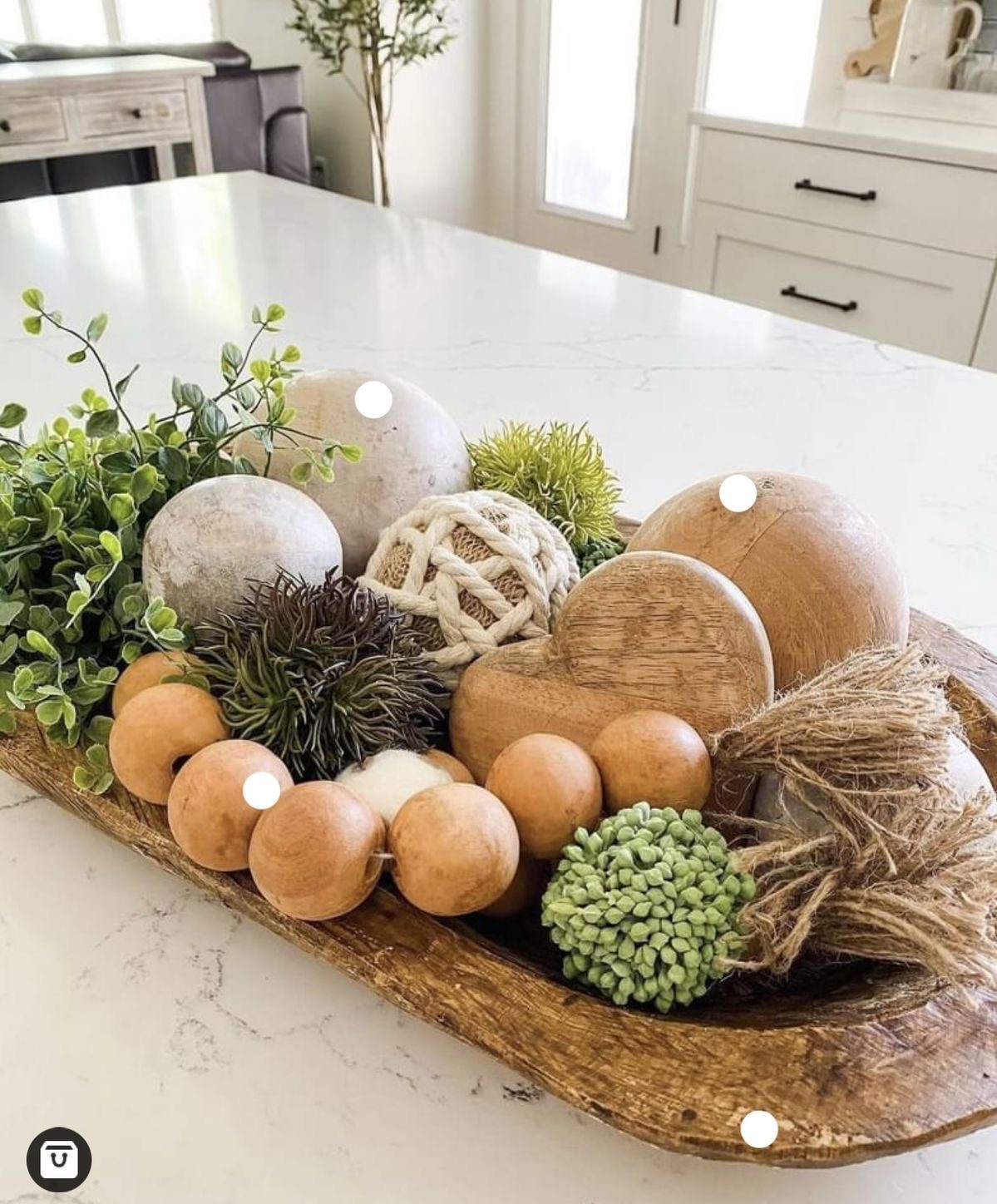 IMG 6465 Dough Bowl Centerpiece Ideas