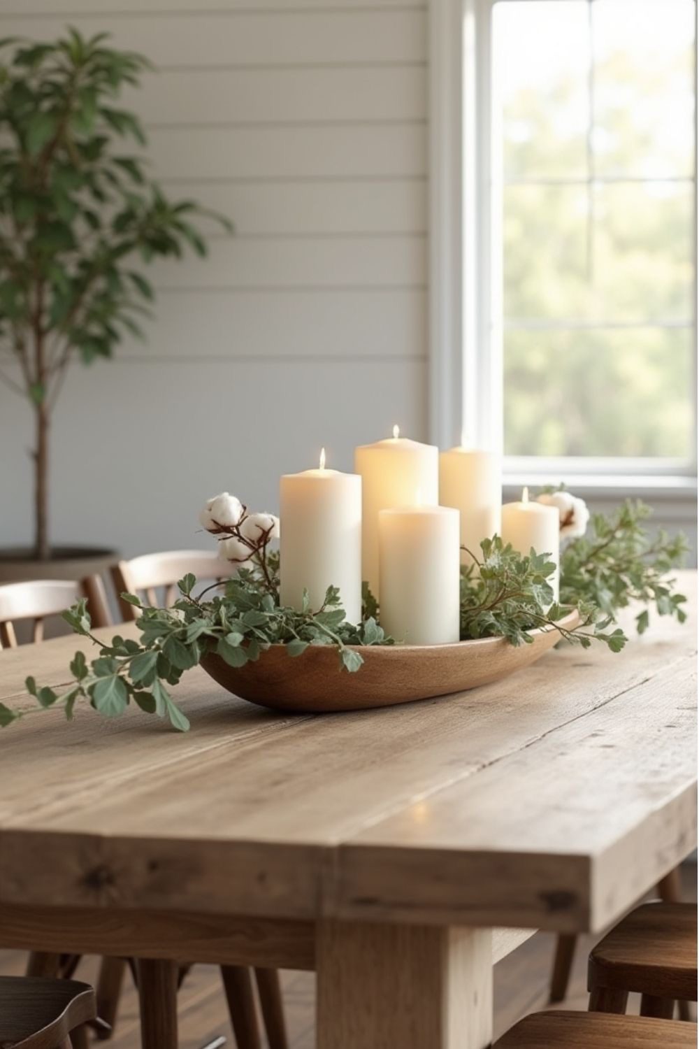 IMG 6468 Dough Bowl Centerpiece Ideas