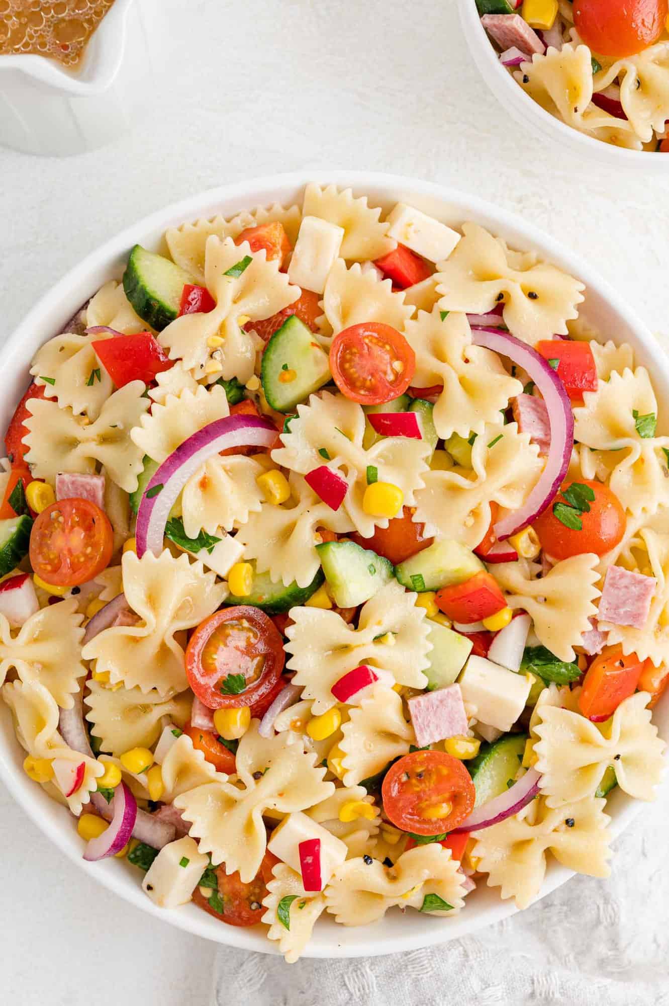 15 Easy Pasta Salad Recipes You'll Make on Repeat 45 15 Easy Pasta Salad Recipes You'll Make on Repeat Summer Pasta Salad017 web Pasta Salad Recipes