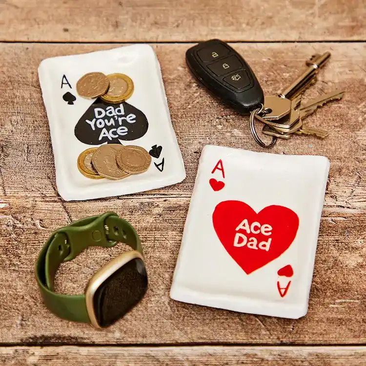 K1841 Cards Trinket Tray Father's Day Crafts for Kids