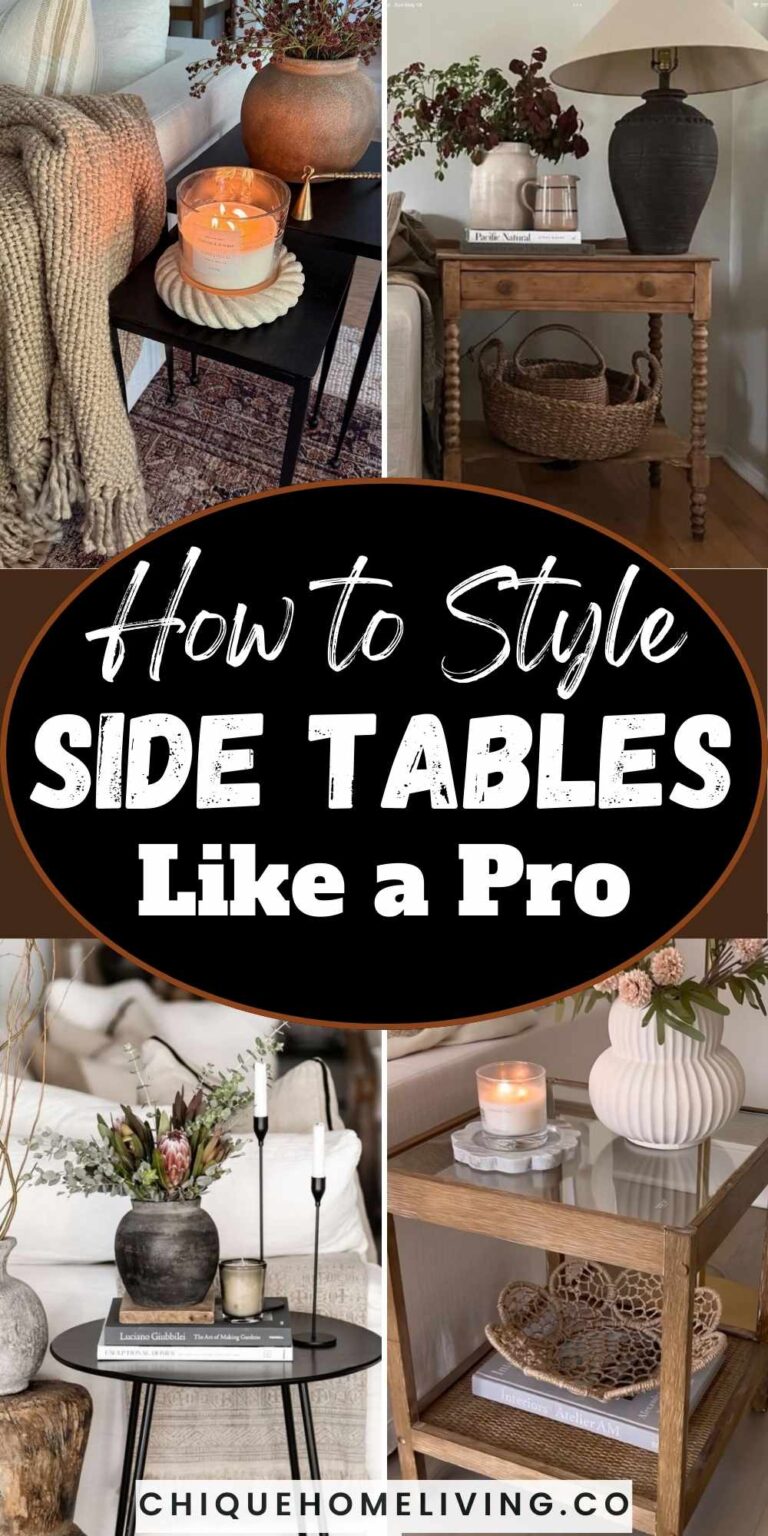30 Side Table Decor Ideas That Look Designer