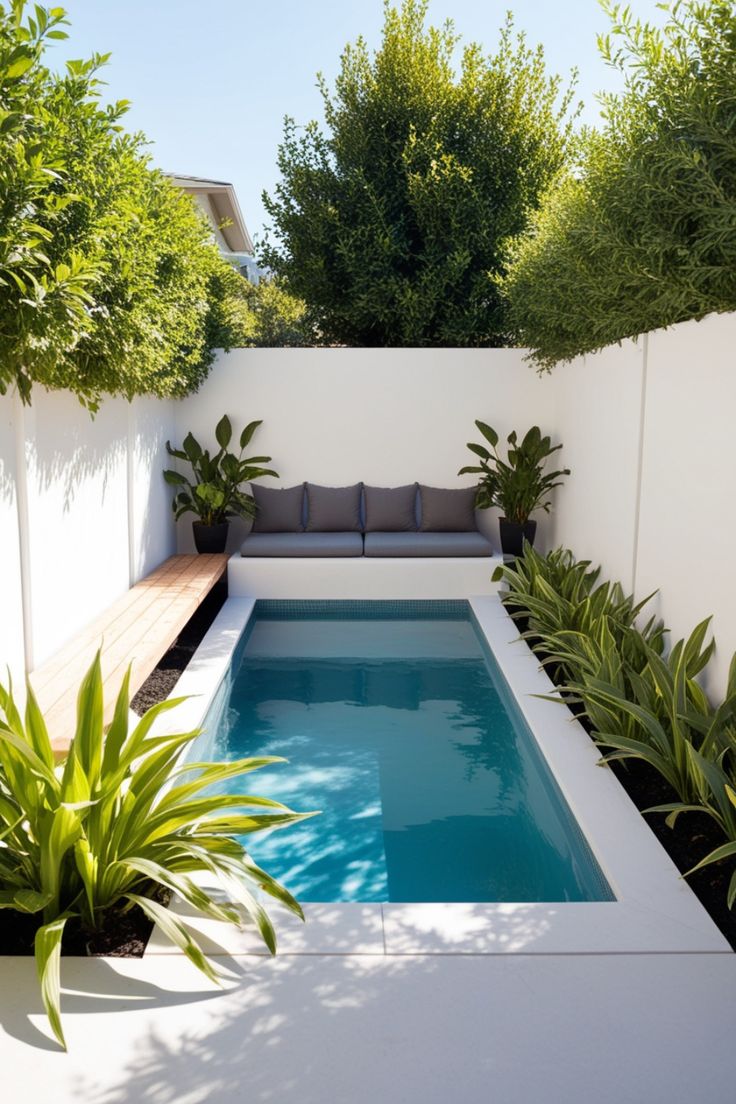 Compact Pool Design for Small Backyards Small Backyard Pools