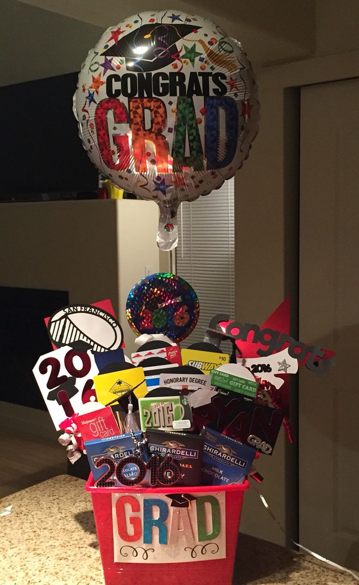 Graduation Gift BasketsHigh School Graduation Gift Card Bouquet gift cards to places around the college they will be attending Graduation Gift Baskets
