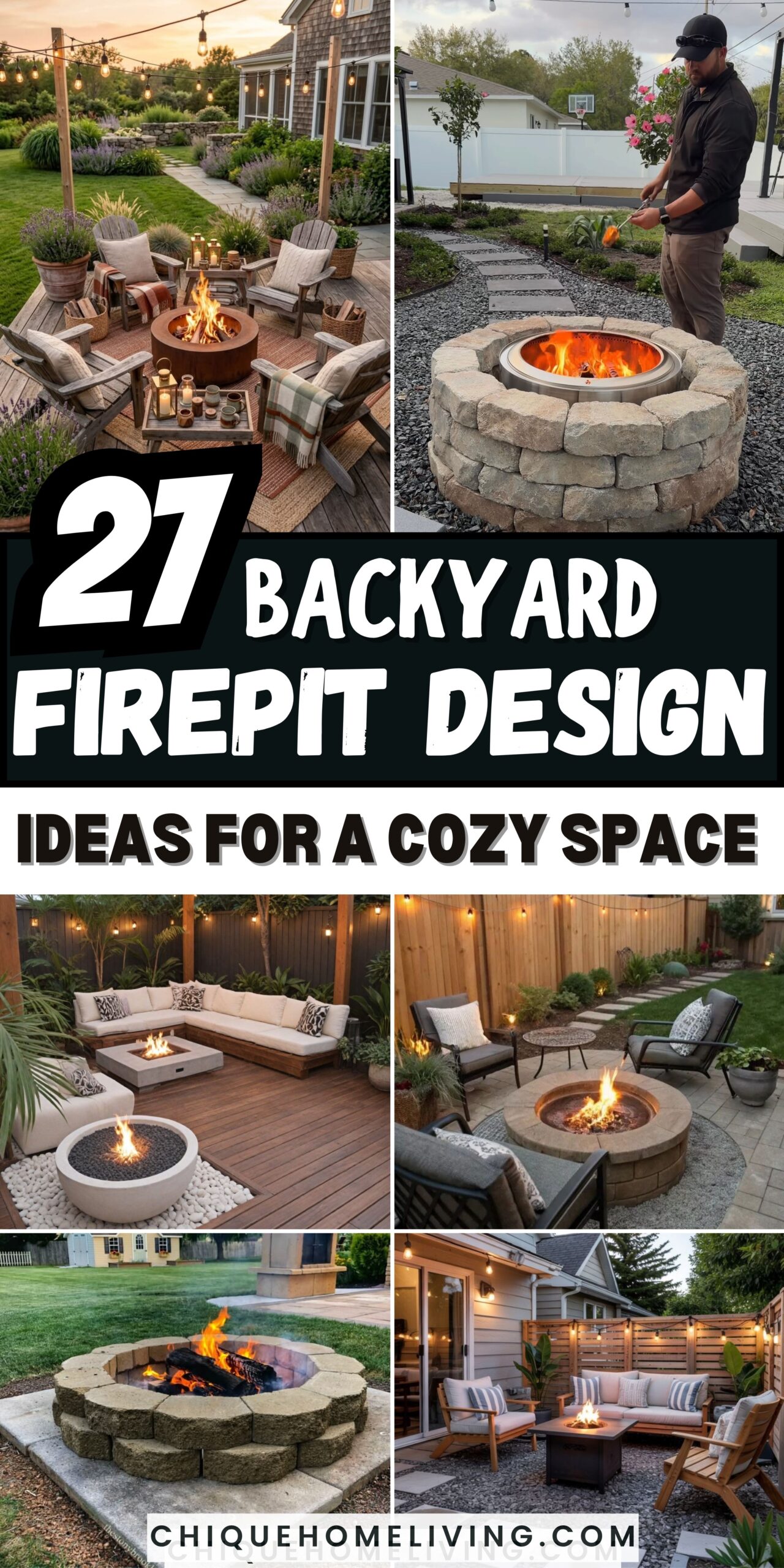 backyard firepit scaled Backyard Fire Pit Ideas