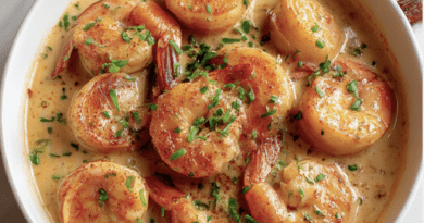 Creamy Cajun Garlic Shrimp (15 mins)