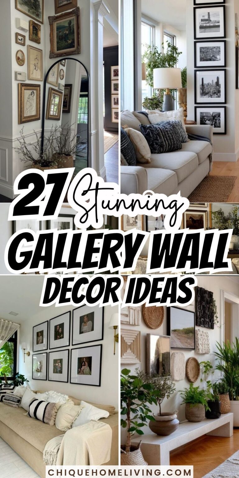 27 Living Room Gallery Wall Ideas That Look Designer