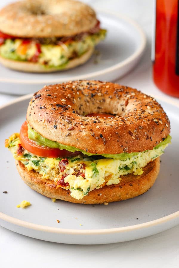 Bagel Breakfast Sandwich Healthy Breakfast Sandwiches