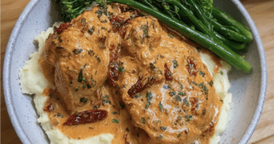 Creamy Sun Dried Tomato Chicken
