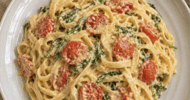 Creamy Tomato and Ricotta Tagliatelle