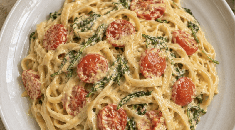Creamy Tomato and Ricotta Tagliatelle