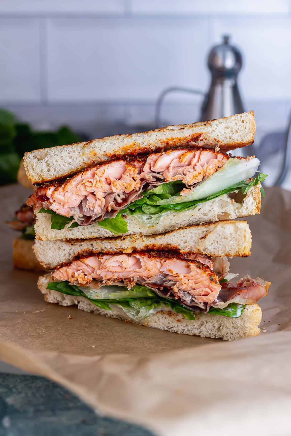 Salmon Sandwich 3 Healthy Breakfast Sandwiches