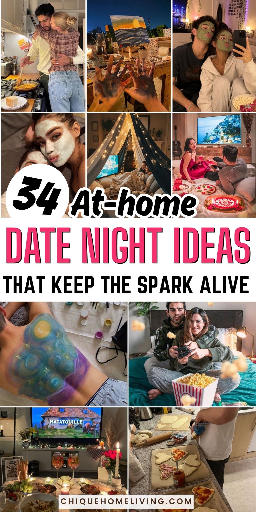 34 At-Home Date Night Ideas to Keep the Spark Alive 71 34 At-Home Date Night Ideas to Keep the Spark Alive at home date night ideas At-Home Date Night Ideas